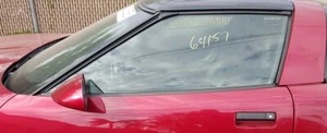 91-96 Corvette C4 Door Glass Window LEFT DRIVER Side GOOD USED - Picture 1 of 1
