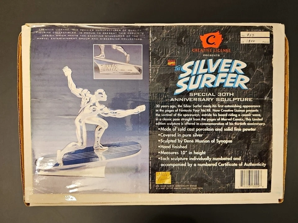 Creative License Presents Silver Surfer Special 30th Anniversary Sculpture - Image 1 of 4