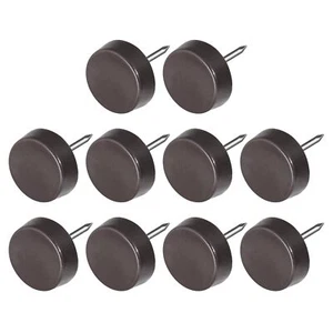 Furniture Feet Nail 14mm/0.55in 60Pcs Plastic Round Chair Glides Sliders - fo... - Picture 1 of 6