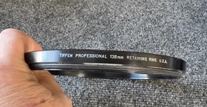 Tiffen Professional 138,00 mm Objektivfilteradapter "Retaining" Ring USA - Bild 1 von 6