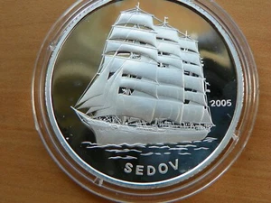 Korea 5 Won 2005 - Sedov - srebrna kapsułka PP - Zdjęcie 1 z 2