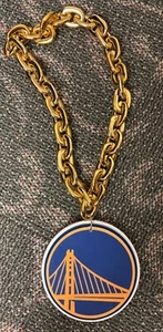 Golden State Warriors Acrylic Oversized NBA Basketball Chain Necklace - Picture 1 of 2