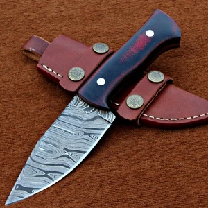 Lote de 20 cuchillos Bushcraft EDC hechos a mano personalizados de acero Damasco caza camping B1 - Imagen 1 de 5
