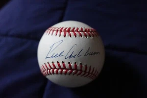 Richie Ashburn Autographed MLB Ball JSA COA Phillies Cubs Baseball HOFer - Picture 1 of 7