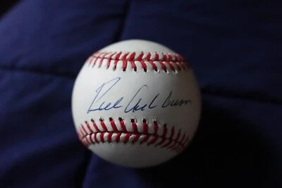 Richie Ashburn Autographed MLB Ball JSA COA Phillies Cubs Baseball HOFer - Image 1 of 4