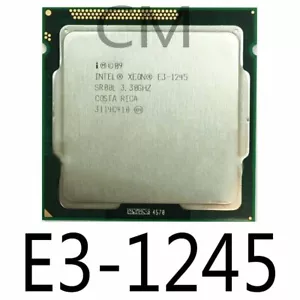 Intel Xeon E3-1245 3.30GHz Quad Core LGA1155 SR00L CPU Processor - Picture 1 of 1