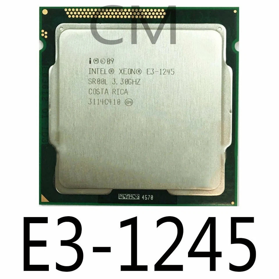 Processador Intel Xeon E3-1245 3.30GHz Quad Core LGA1155 SR00L CPU - Imagem 1 de 1