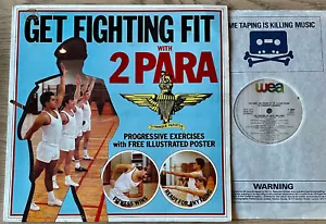 WEA X0068 PARACHUTE REGIMENT BAND GET FIGHTING FIT LP WEA (1982) EX++ +POSTER UK - Picture 1 of 5