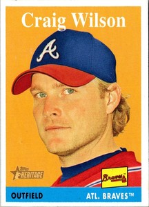 2007 Topps Heritage Craig Wilson #9 Atlanta Braves