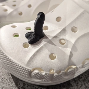 Novelty Penis Dick Willy Rude Croc Clog Charms Shoe Charm Jibbitz Accessories - Picture 1 of 4