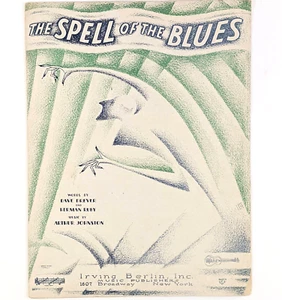 The Spell Of The Blues (1928) Dreyer, Ruby & Johnston - Vintage Sheet Music - Picture 1 of 4