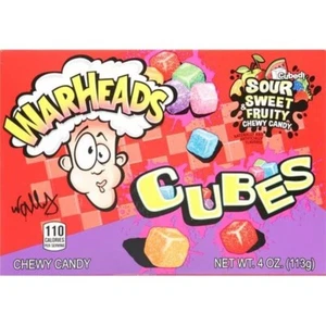 2 x Päckchen WARHEADS Cubes Chewy Candy 113 gr USA | SWEET OASIS - Bild 1 von 1