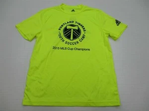 ADIDAS Youth Boy's Size M Neon Yellow Soccer T-Shirt - Picture 1 of 6