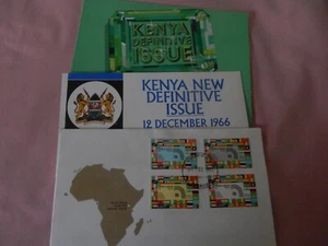 KENYA DEFINITIVE PRESENTATION PACKS 1966 - Picture 1 of 3