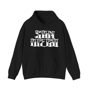 San Diego SD 1904 Unisex Heavy Cotton Blend Hooded Sweatshirt Black Hoodie Top - Picture 1 of 7