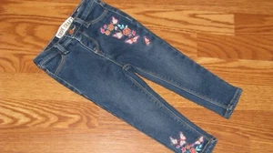 Infant Girls Jeans W/Embroidered Flowers Size 18M - Picture 1 of 7