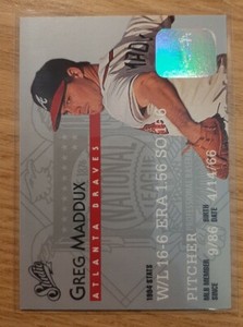 1995 STUDIO GREG MADDUX #6 ATLANTA BRAVES