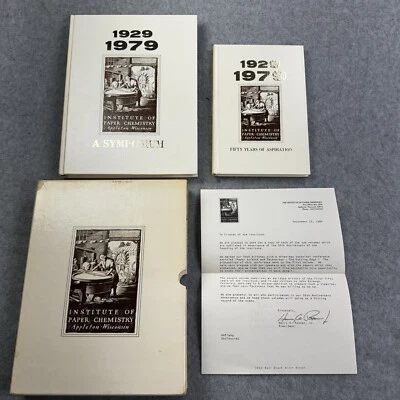 Institute Paper Chemistry Books 1929 1979 Appleton WI Historical Georgia Tech - Image 1 of 4