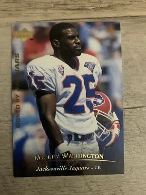 1995 Upper Deck Football #283 Mickey Washington - Image 1 of 2
