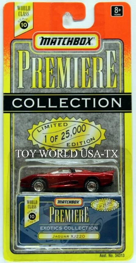 1997 Matchbox Premiere Collection World Class Series 10 Jaguar XJ220 Red - Image 1 of 1