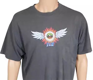 VTG 90s FLIP Skate T-SHIRT XL Made In USA Wing Eye Old School Skateboard Skater - Picture 1 of 4