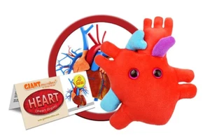 Juguete de peluche para corazón Giant Microbes - Imagen 1 de 5