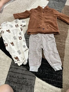 carters set 3 piezas niño 6-9 meses - Imagen 1 de 4