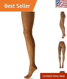 Sheer Energy Control Top Tights: Run-Resistant, Compression & Sheer Toe Elegance - Picture 1 of 6