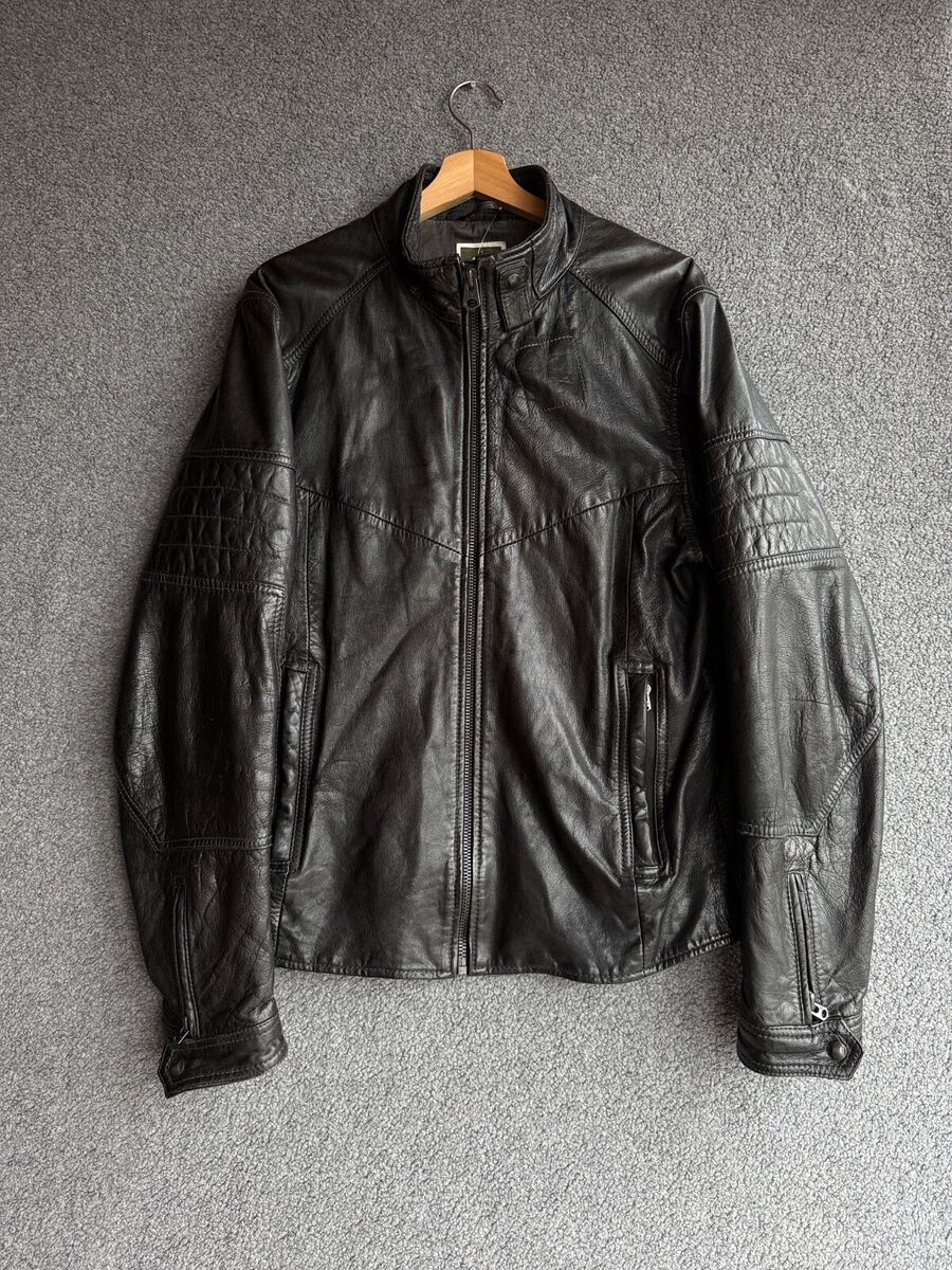 G-Star Leather Outer Shell Coats, Jackets & Vests Motorcycle G-Star Leather Outer Shell Coats, Jackets & Vests Motorcycle