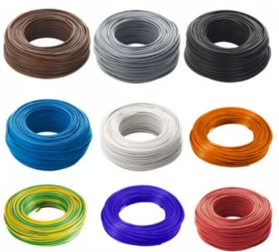 VARIE MARCHE Cavo Elettrico Unipolare 1x1.5 - 1x2.5 - 1x4 mm² per Impianti Matassa MT 100