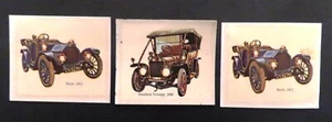 1971 SANITARIUM Car Transfers/Decals   x 3 .... (BUICK 1912 &  TRIUMPH 1906) - Picture 1 of 3