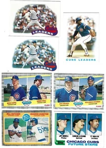 7 Chicago Cubs Baseball Cards Major League Prospects Future Stars Fleer Leaders - Picture 1 of 2