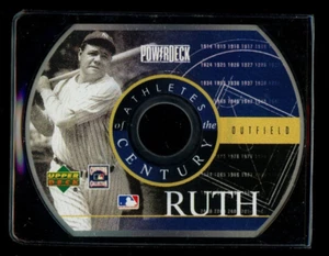 Upper Deck Power Deck Athletes Of The Century 1999 Babe Ruth Yankees afilado - Imagen 1 de 2