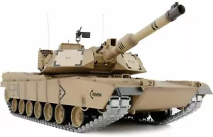 Reino Unido 2.4G Heng Largo Radio Control RC Tanque Abrams M1A2 RTR 7.0V Entrega Rápida - Imagen 1 de 5