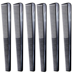 Barber Comb Pocket Hair Comb (6 Pcs) 7.5" Beard & Mustache Combs  