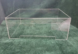 Klar Acryl Plattenspieler Staubabdeckung Vinyl Etui Michell Orb 520 mm x 430 mm x 205 mm  - Bild 1 von 12