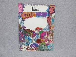 1970 AM RADIO KISN Portland Oregon RAP WRAP Hippie Psychedelic PEE CHEE Folder - Picture 1 of 4