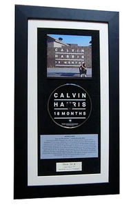 CALVIN HARRIS 18 Months CLASSIC CD Album GALLERY QUALITY FRAMED+FAST GLOBAL SHIP - Picture 1 of 8