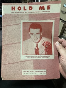 B 1933 Cincinnati Radio Station WCPO disc jockey Sheet Music - Picture 1 of 2