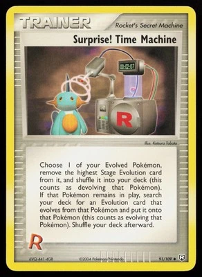 Surprise! Time Machine 91/109 Uncommon Team Rocket Returns Pokémon Card - Image 1 of 2
