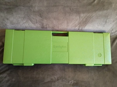 Estuche de escopeta de plástico verde duro modelo Remington OEM 11-87 compatible con 1187 1100 870 NUEVO Foto 1 de 4