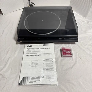 JVC AL-A158 Auto-Return Turntable w/ Dust Cover & audio technica 2002 cartridge - Picture 1 of 7