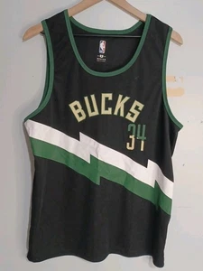 Giannis Antetokoumpo NBA Trikot Herren Gr. M schwarz Stretch ärmellos (L7) - Bild 1 von 7