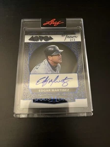 2025 Leaf Sports Heroes All Decade Team 1990s Auto Edgar Martinez #D90A-EM1 2/3 - Picture 1 of 2