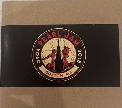 Pearl Jam Sept 4 2018 Cd Boston MA  3 CDs Foto 1 de 4