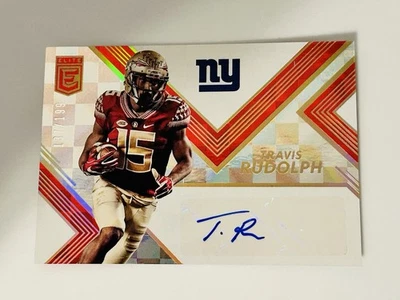2017 Donruss Elite Autograph Travis Rudolph RC #RA39 137/199 - Image 1 of 3