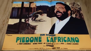 Rares Ital.  Fotobusta / Plakat Bud Spencer Plattfuss in Afrika - Bild 1 von 1