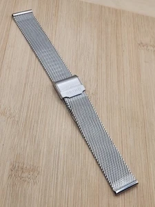 SEIKO SHARK MESH Style 18mm Armband Edelstahlband SCHNÄPPCHEN! - Bild 1 von 10