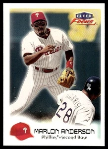 2000 Fleer Focus Marlon Anderson Philadelphia Phillies #164 - Picture 1 of 2