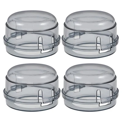 4 Pcs Kitchen Gas Case Stove Knob Covers Plastic Safety Guard for Children - Image 1 of 4